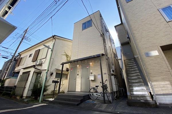 「戸越公園」 賃貸併用住宅 建物外観(2022.11撮影)