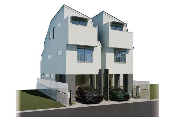 ソアヴィータ大岡山IX／B号棟 建物完成予想パース