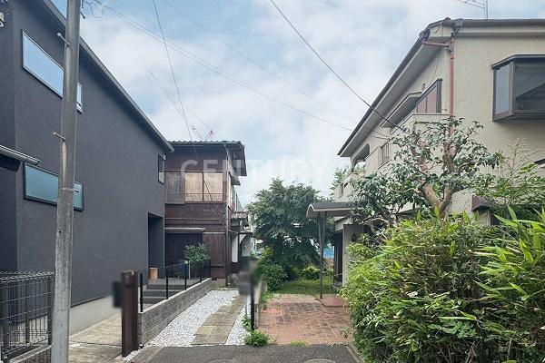 世田谷区上用賀五丁目 売地 販売現地(2025.5撮影)