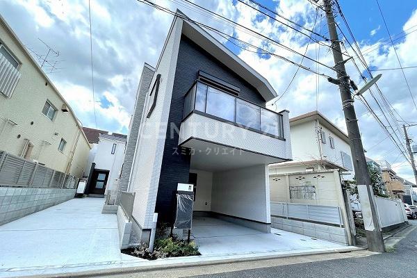 世田谷区桜二丁目 新築分譲住宅 建物外観(2023.3撮影)