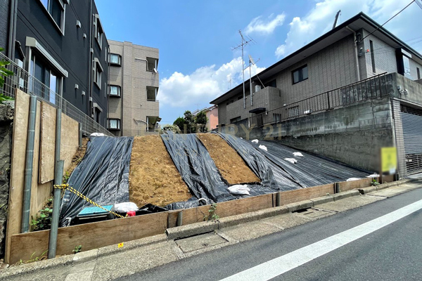 「明大前」 売地 販売現地(2021.6撮影)