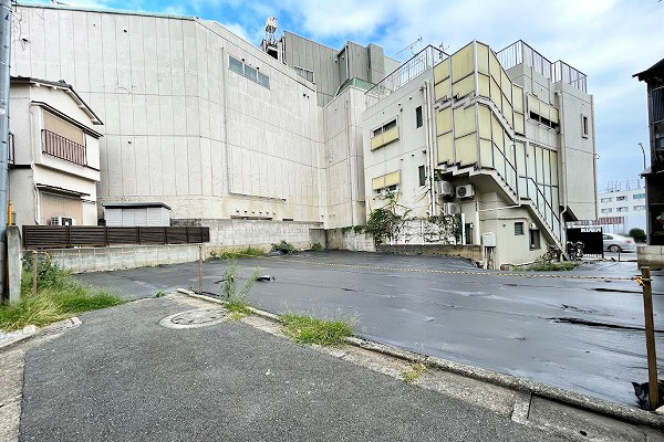 目黒区目黒四丁目 売地 販売現地(2021.9撮影)