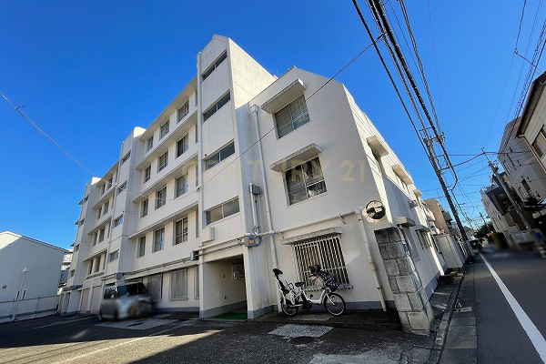久が原ハイム南棟 建物外観(2021.11撮影)