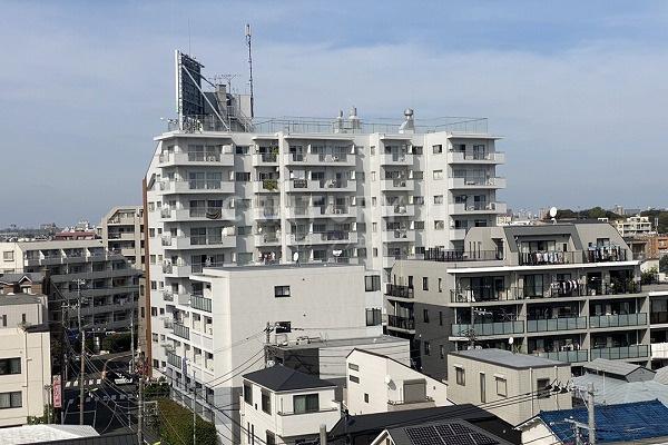 マンション弦巻 建物外観(2023.10撮影)
