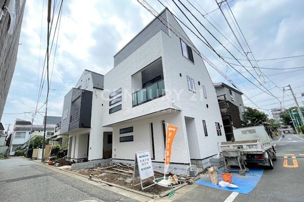 目黒区碑文谷一丁目 新築分譲住宅/B号棟 建物外観(2023.6撮影)