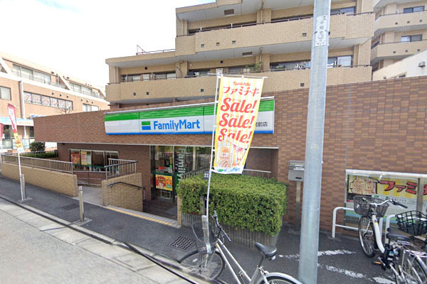 池田山ロイヤルマンション ファミリーマートNTT関東病院前店まで450m