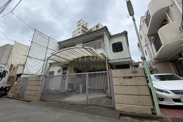 「戸越銀座」 土地 販売現地(2021.9撮影)