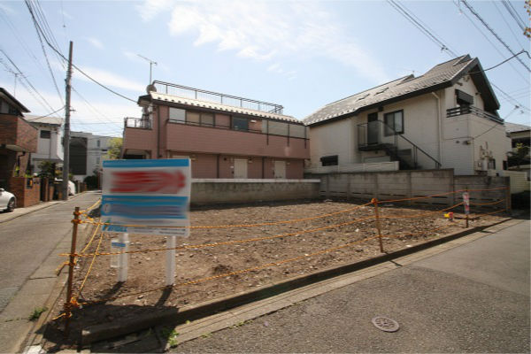 目黒区五本木1丁目 売地 現地/H31.4撮影