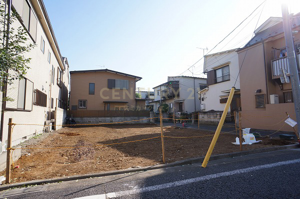 「西小山」 建築条件付売地 販売現地(2020.11撮影)