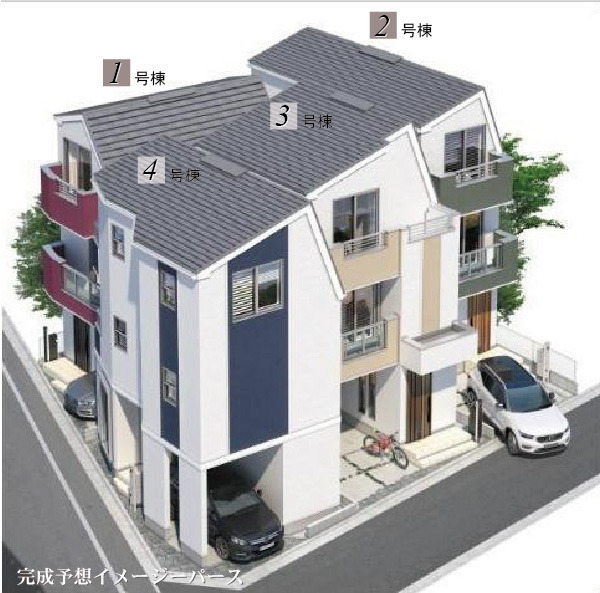 「雪が谷大塚」 新築分譲住宅/4号棟 完成予想イメージ