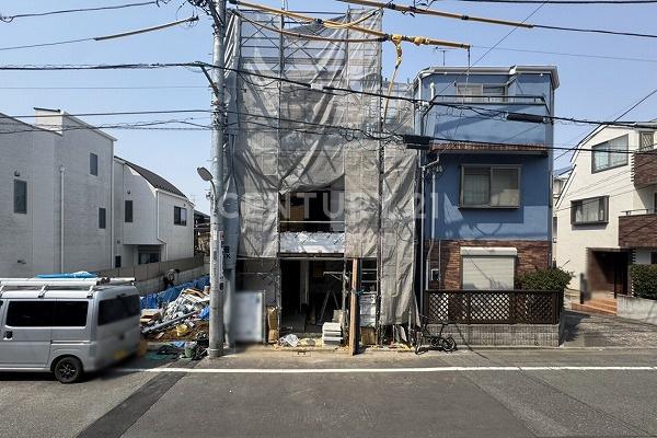 「西小山」 新築一戸建て 販売現地(2025.3撮影)