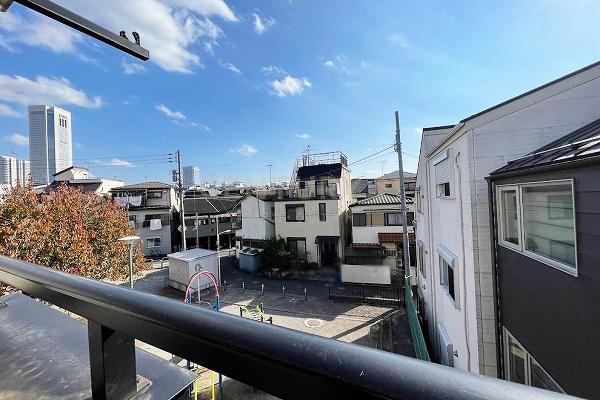 渋谷区本町五丁目 中古一戸建て バルコニーからの眺望