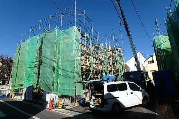 大岡山 新築分譲住宅 1号棟 現地/H31.2撮影