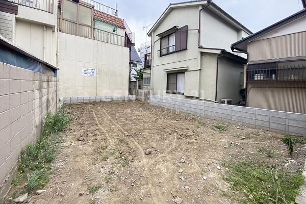 「矢口渡」 新築一戸建て 販売現地(2023.7撮影)