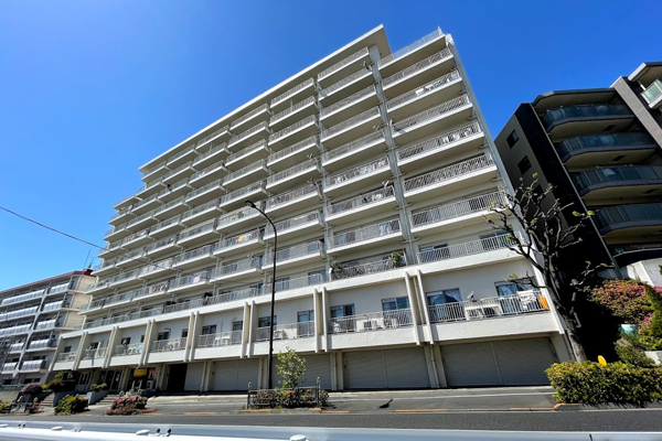フラット田園調布 建物外観(2021.4撮影)