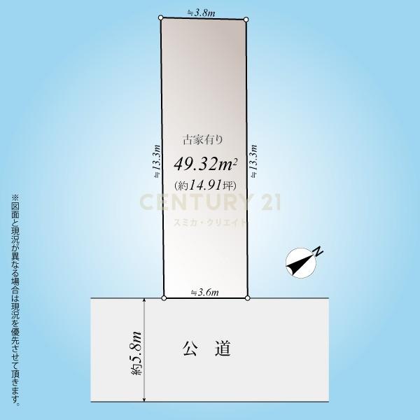 �����s�ڍ��擌�R1���ڂ̓y�n�̊Ԏ��}