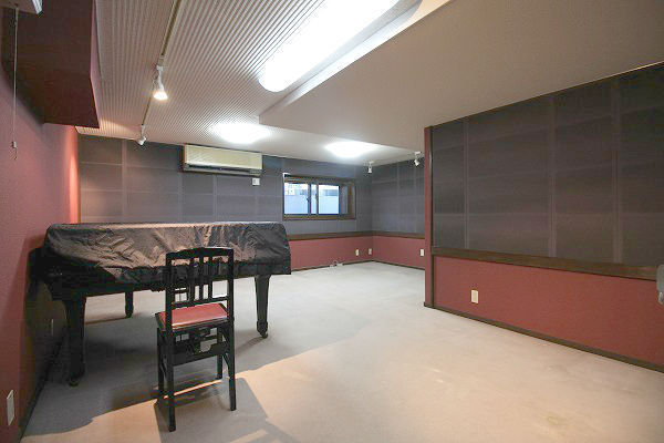 南千束 地下防音スタジオ付中古戸建 防音室