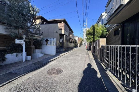 �����s�ڍ����3���ڂ̒��È�ˌ��Ă̑O�ʓ��H�܂ތ��n�ʐ^