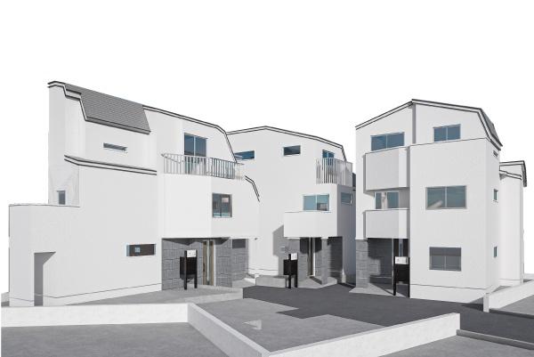 ソアヴィータ北新宿II/D号棟 建物完成予想パース