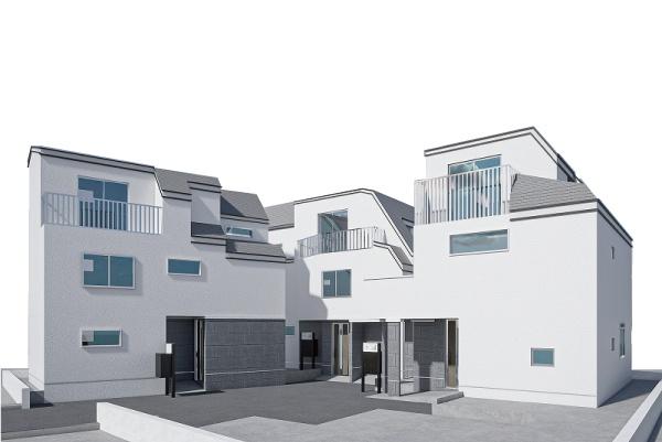 ソアヴィータ北新宿II/A号棟 建物完成予想パース