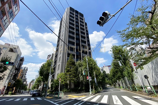 ザ・パークハウスアーバンス千代田御茶ノ水 建物外観(2020.8撮影)