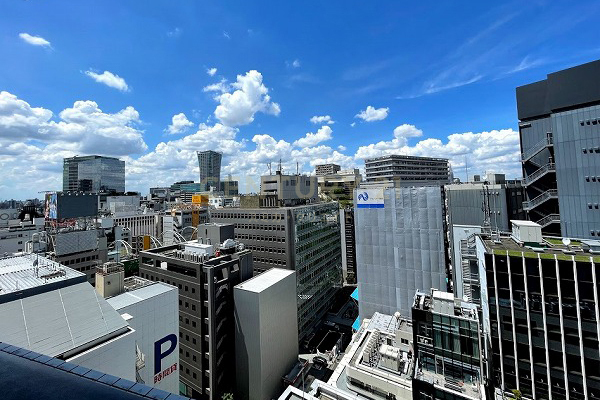 テラス渋谷美竹 バルコニーからの眺望