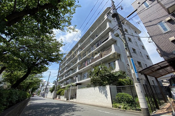南馬込スカイマンション 建物外観(2021.7撮影)