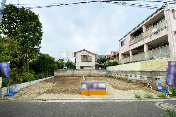 「北千束」新築分譲住宅/1号棟 販売現地(2022.7撮影)