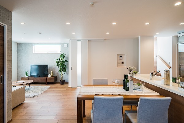 「大岡山」 新築一戸建て リビングダイニングルーム