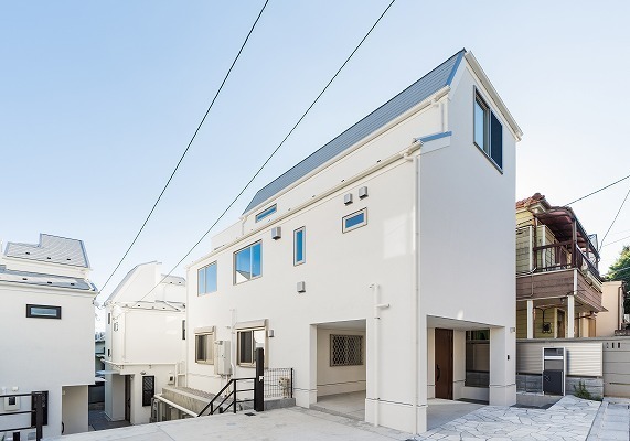 「三軒茶屋」 新築分譲住宅/A号棟 外観/H30.10撮影