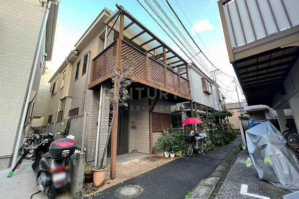 「西大井」 土地 販売現地(2021.12撮影)