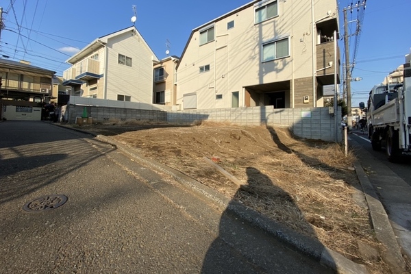 大田区南久が原2丁目 売地 A区画 販売現地(2021.1撮影)