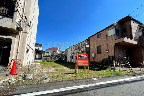 目黒区五本木2丁目 土地 販売現地(2021.9撮影)
