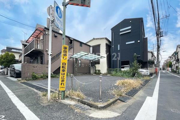 「荏原中延」 建築条件付売地 販売現地(2025.10撮影)