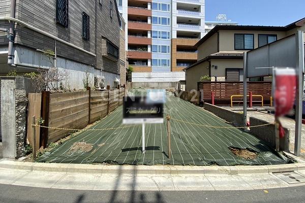 「自由が丘」 建築条件付売地 販売現地(2023.5撮影)