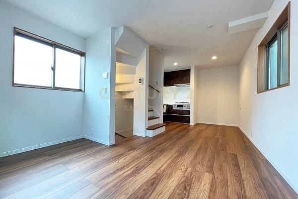 「幡ヶ谷」 新築一戸建て リビングダイニングルーム