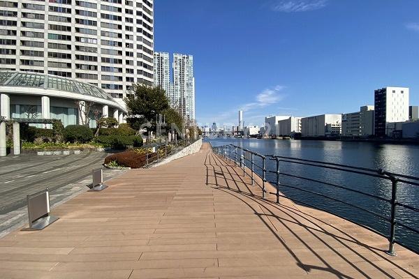 シーフォートタワー 周辺環境（京浜運河）／敷地隣接