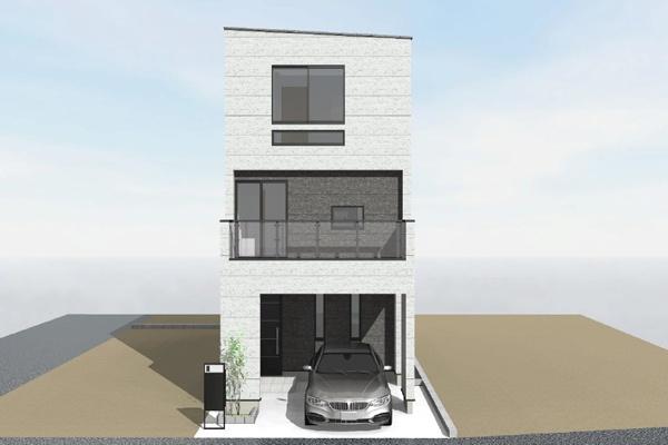「三軒茶屋」 新築一戸建て/A号棟 建物完成予想パース