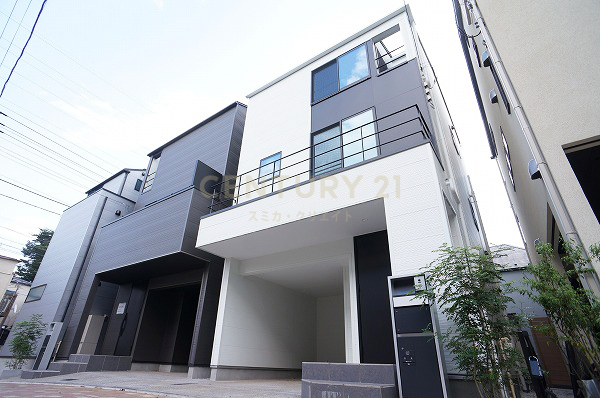 世田谷区若林2丁目 新築分譲住宅 3号棟 現地(2020.8撮影)