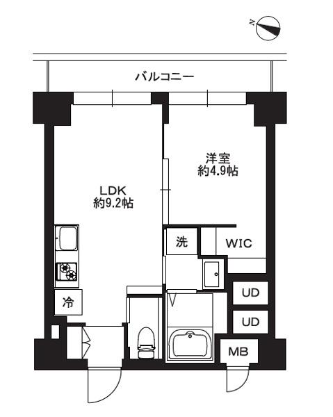 秀和幡ヶ谷レジデンス 間取図