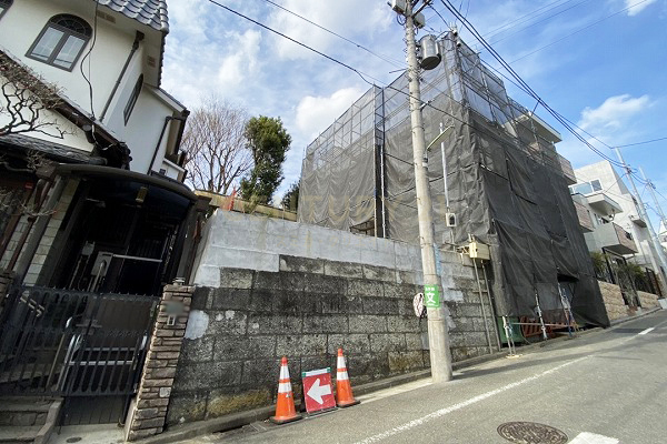 「梅ヶ丘」 売地 D区画 販売現地(2021.3撮影)