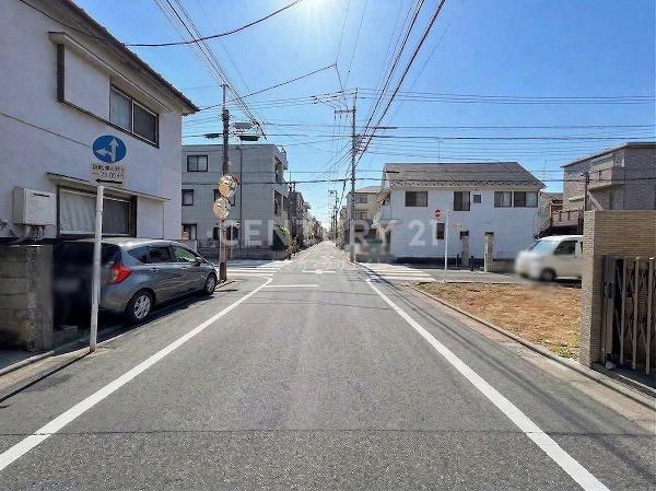 �����s�ڍ���蕶�J1���ڂ̓y�n�̑O�ʓ��H�܂ތ��n�ʐ^