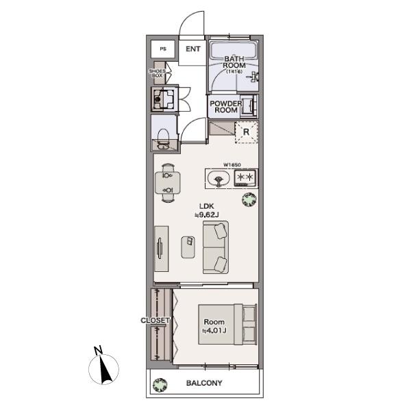 �����s�a�J����J�� 7-1�̒��Ã}���V�����̊Ԏ��}