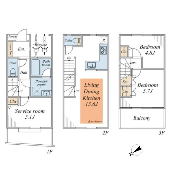 �����s���c�J�扺�n4���� 23-14�̒��Ã^�E���n�E�X�̊Ԏ��}