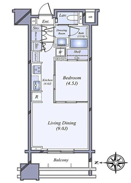 パークコート南麻布 間取図