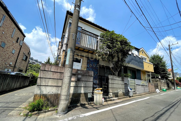 世田谷区松原三丁目 土地 販売現地(2021.6撮影)