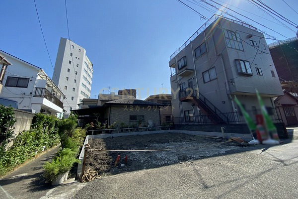 「梅屋敷」 新築一戸建て 販売現地(2021.7撮影)