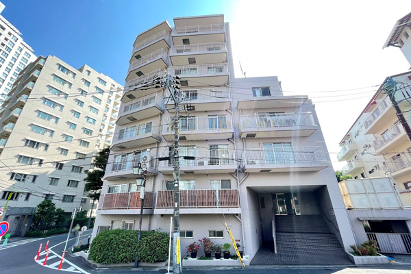 二子玉川宝ロイアルハイツ 建物外観(2021.5撮影)