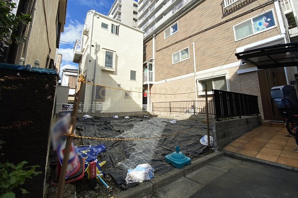 「蒲田」 新築分譲住宅 販売現地(2021.9撮影)
