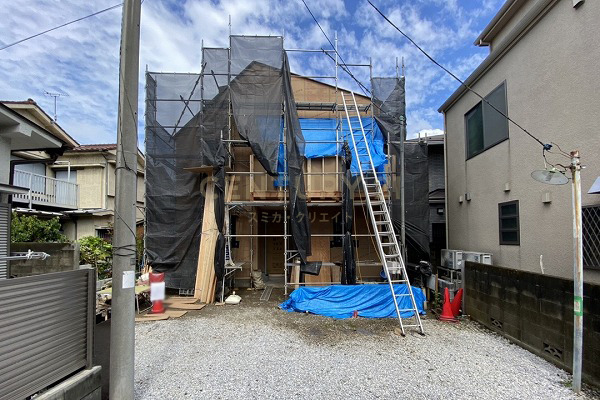 「梅屋敷」 新築一戸建て 販売現地(2022.7撮影)